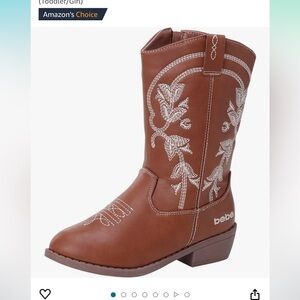Bebe girls western boots. Little girls 12